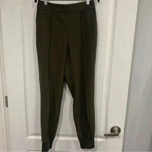 Dynamite Dress Jogger Trousers Olive Green Size xsmall